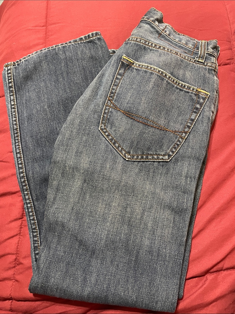 Bullhead Straight Blue Denim Jeans